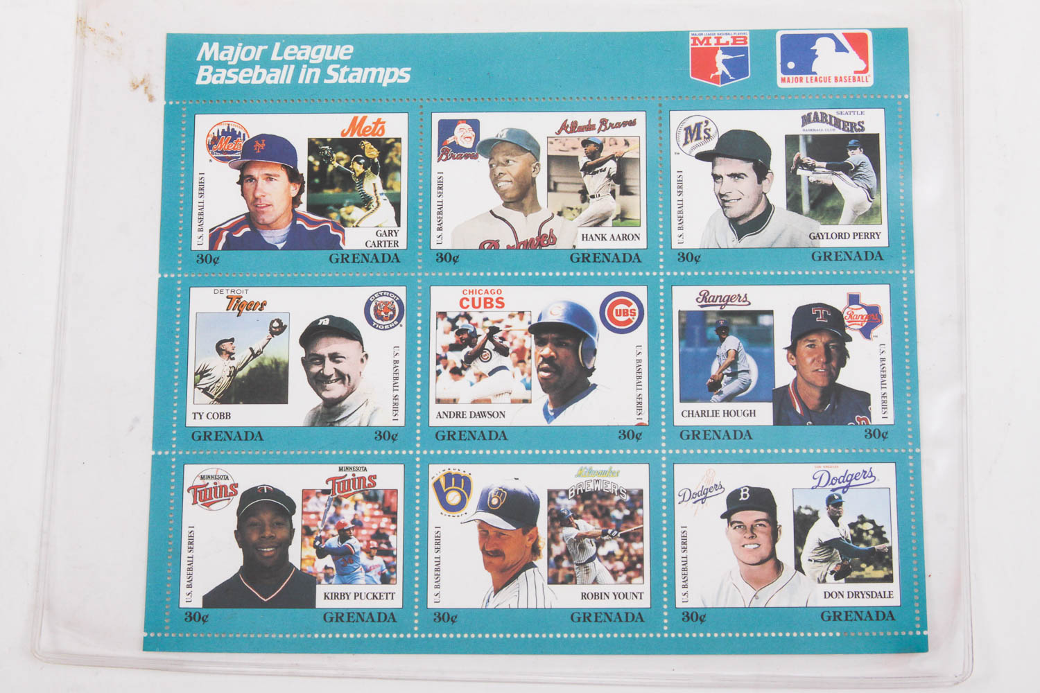 Collection of Baseball Commemorative Stamps