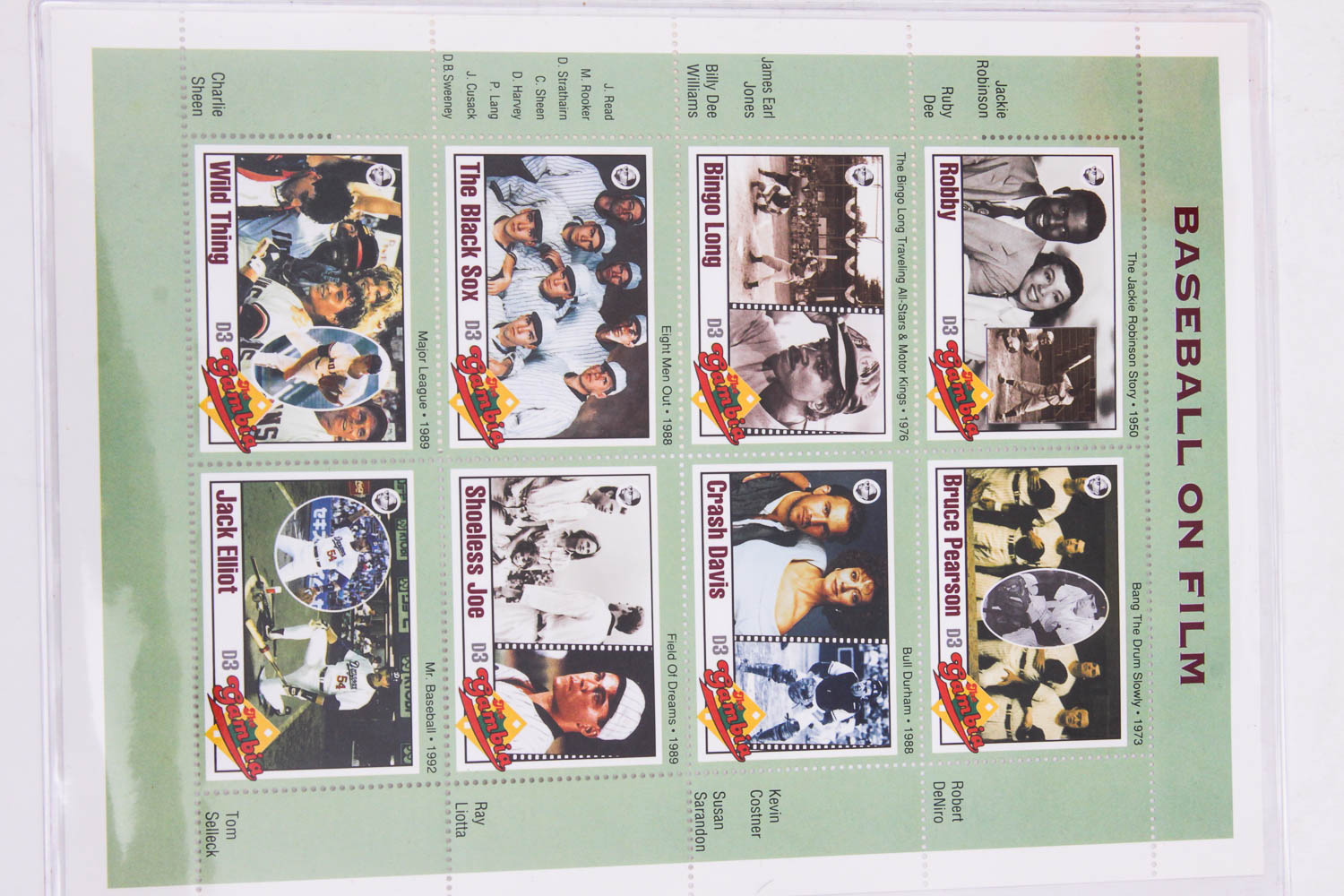 Collection of Baseball Commemorative Stamps