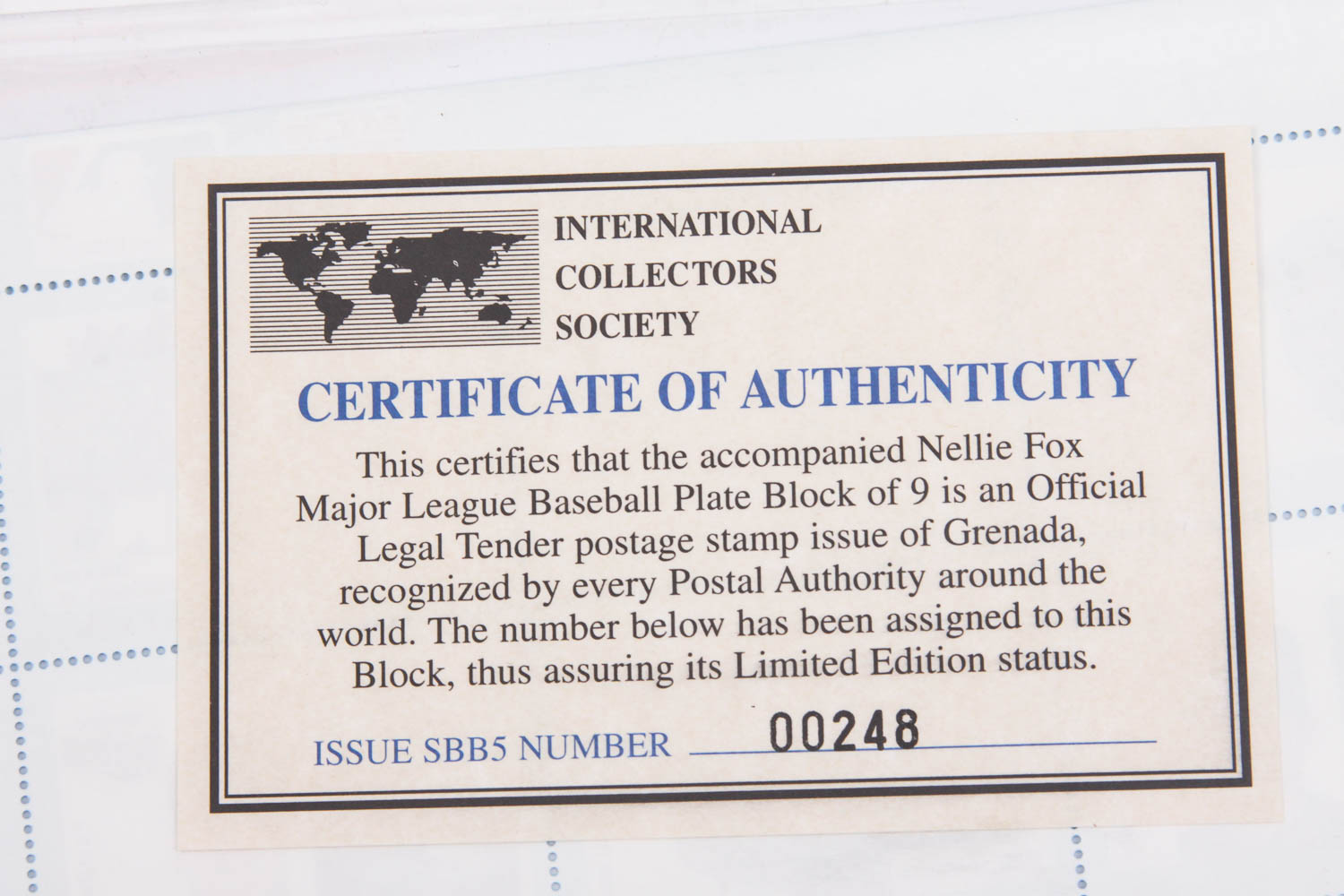 Collection of Baseball Commemorative Stamps