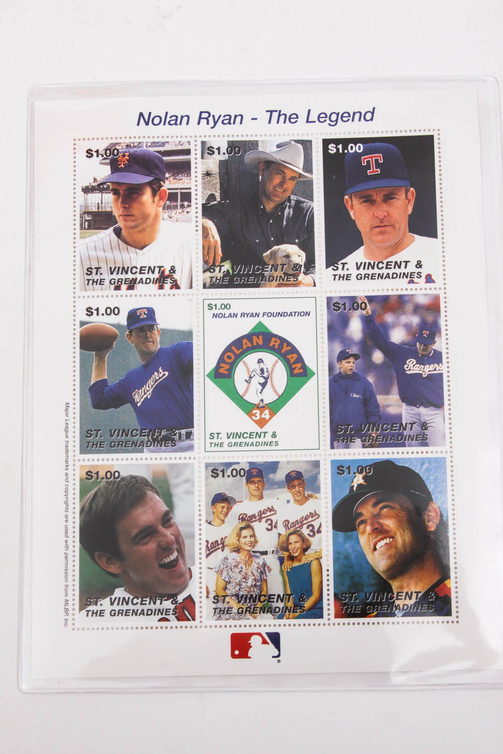 Collection of Baseball Commemorative Stamps