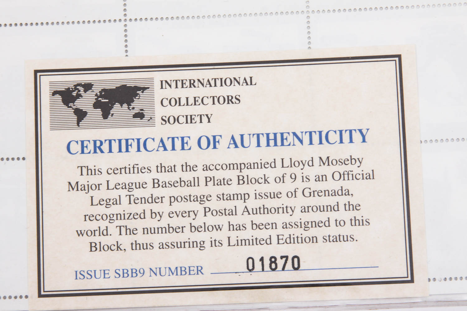 Collection of Baseball Commemorative Stamps