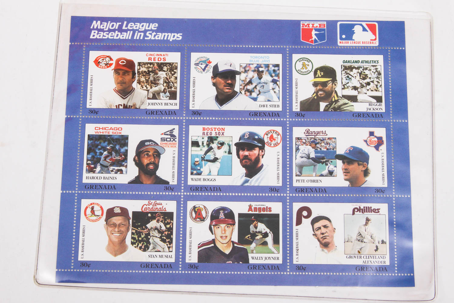 Collection of Baseball Commemorative Stamps