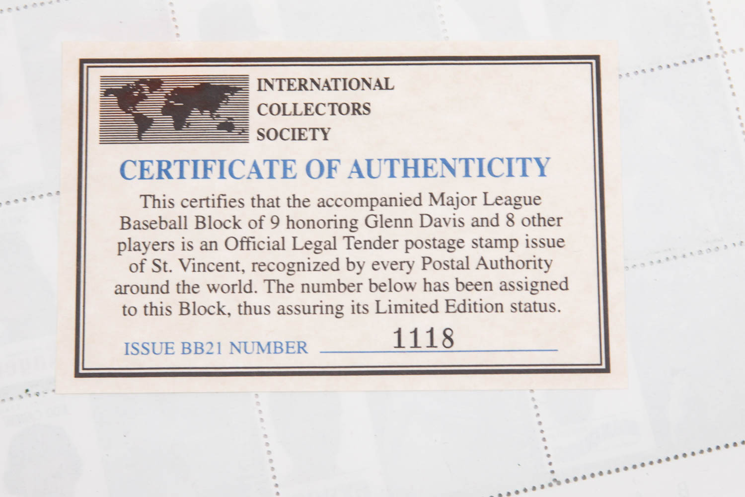 Collection of Baseball Commemorative Stamps