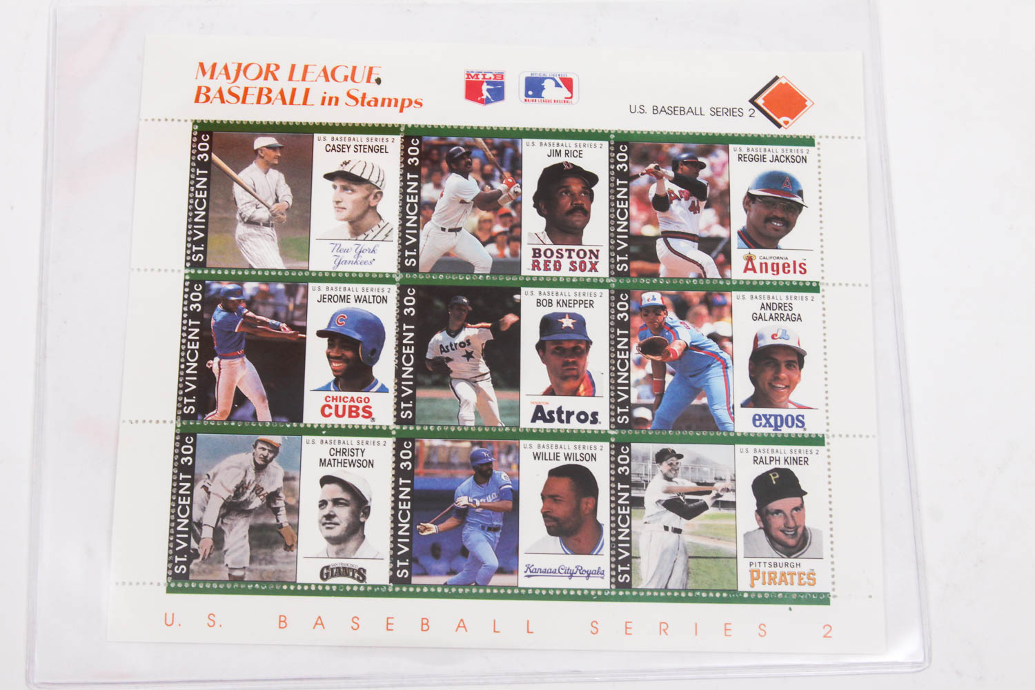 Collection of Baseball Commemorative Stamps