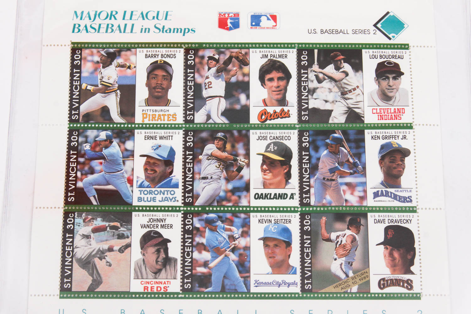 Collection of Baseball Commemorative Stamps