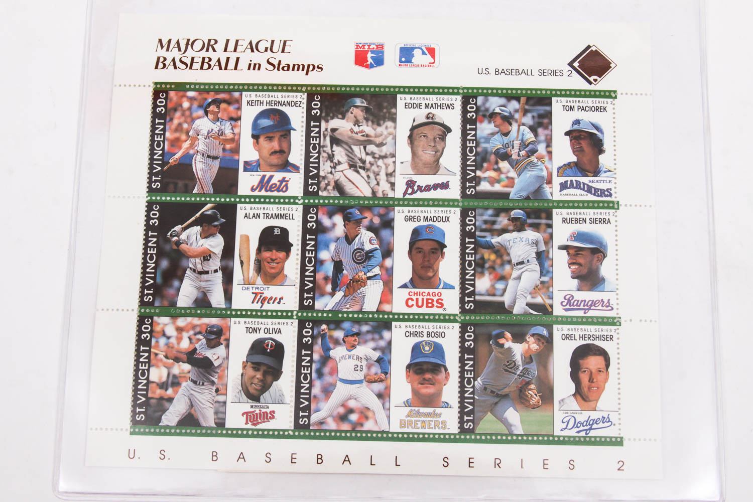 Collection of Baseball Commemorative Stamps