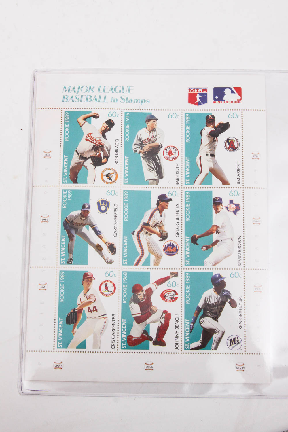Collection of Baseball Commemorative Stamps
