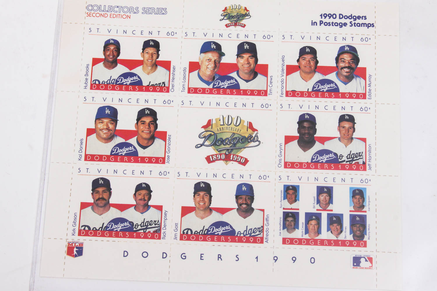 Collection of Baseball Commemorative Stamps