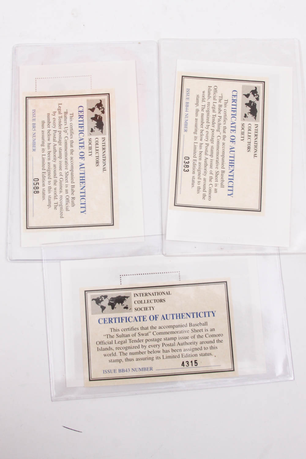 Collection of Baseball Commemorative Stamps