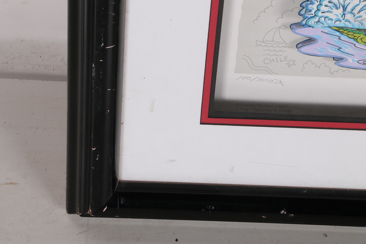 Charles Fazzino 3-D Print "Mickey's World Tour"