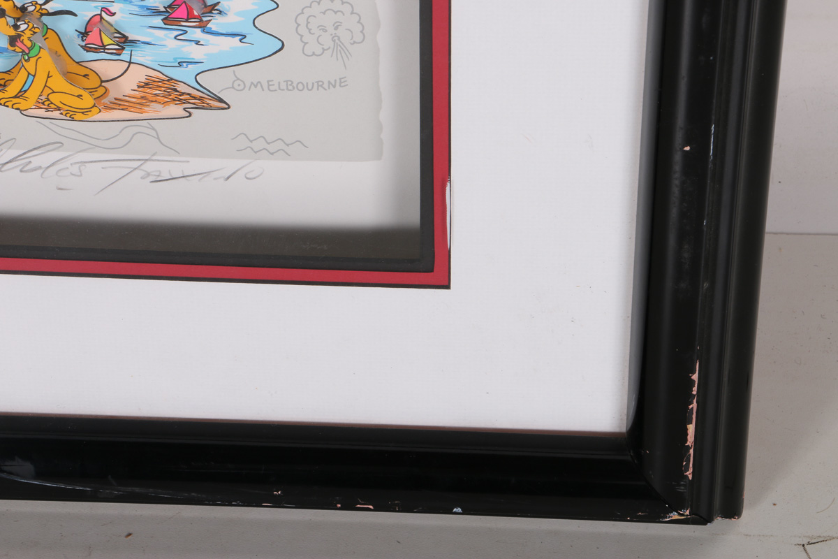 Charles Fazzino 3-D Print "Mickey's World Tour"