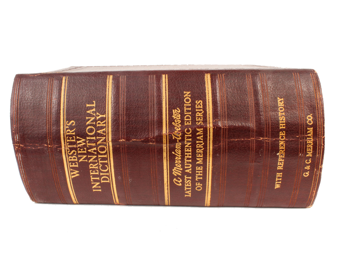 Vintage 1930 Webster's Dictionary