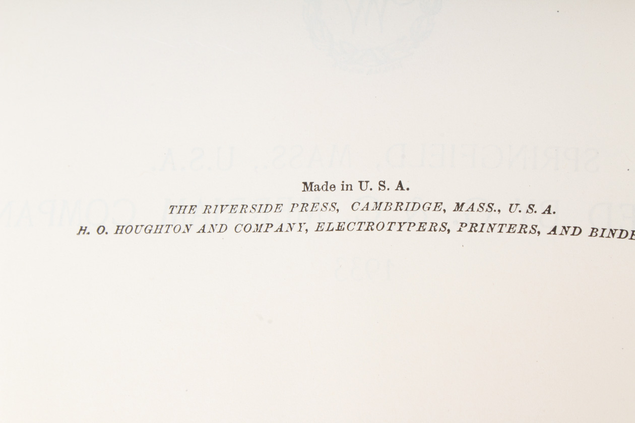 Vintage 1930 Webster's Dictionary