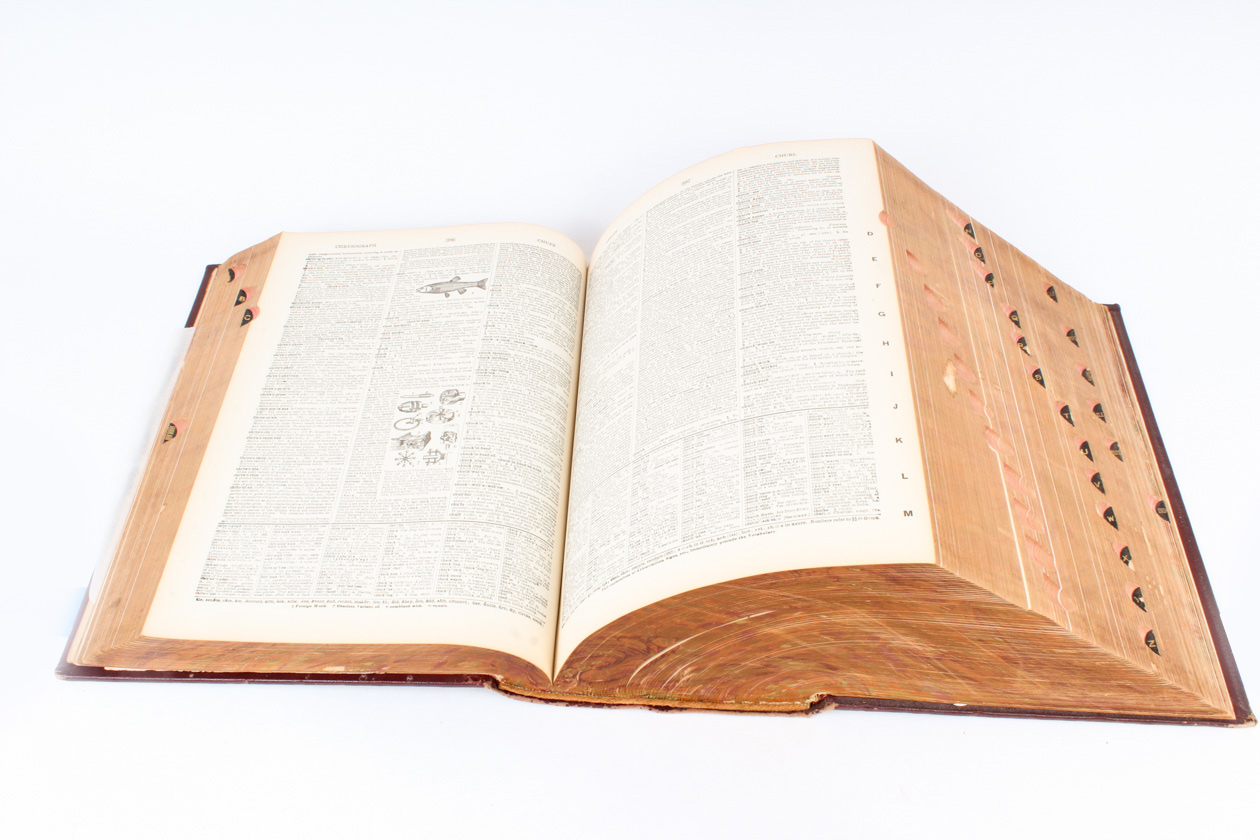 Vintage 1930 Webster's Dictionary