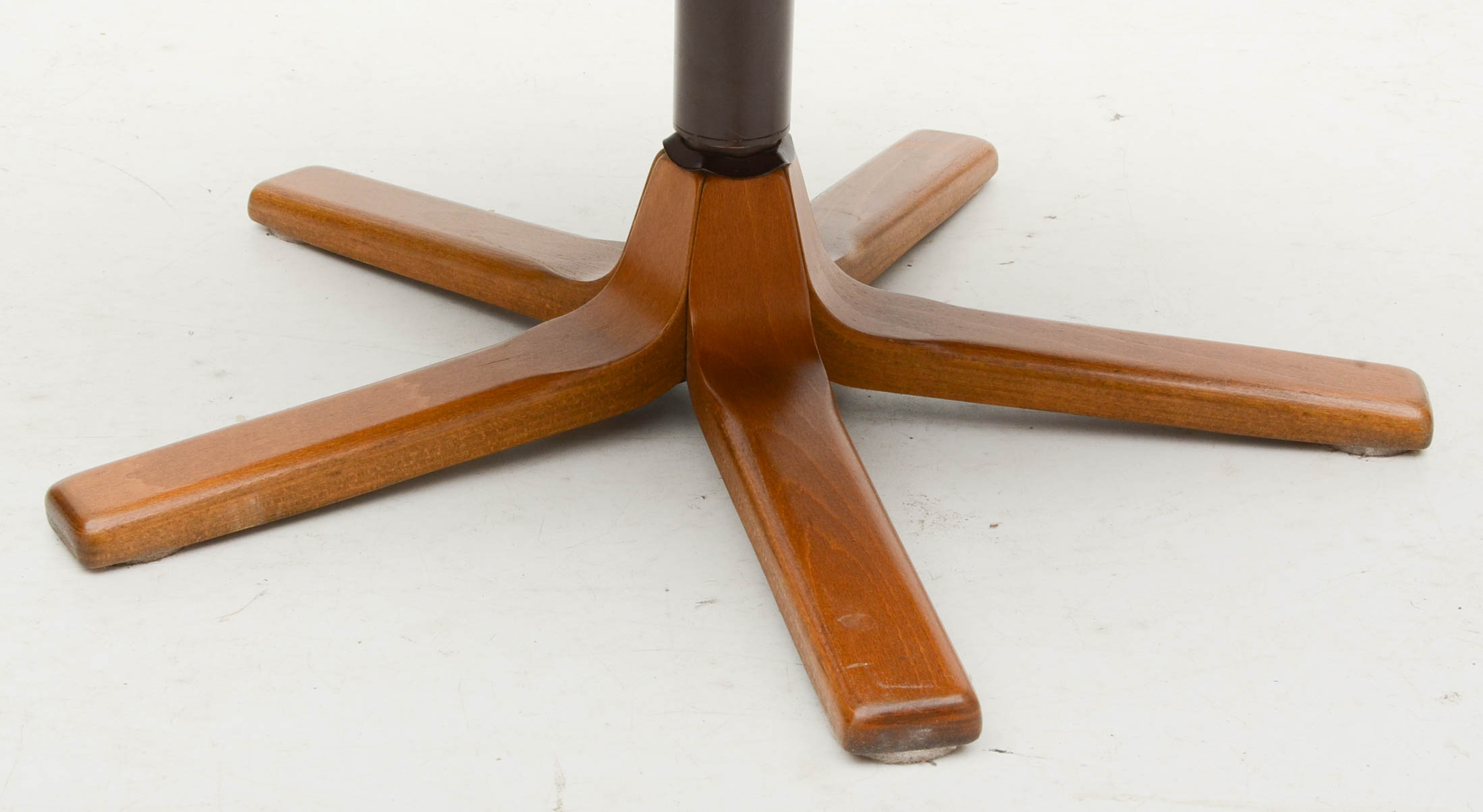 Swedish Leather Recliner and Ottoman by Mobel