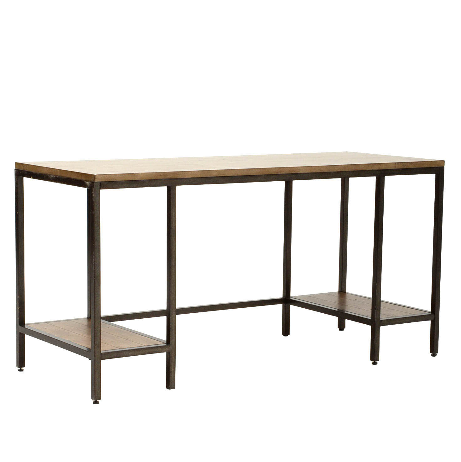 Ballard Designs "Durham" Aged Steel Writing Table