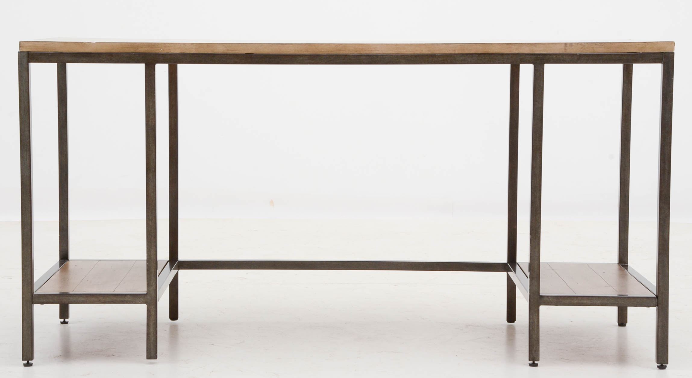 Ballard Designs "Durham" Aged Steel Writing Table
