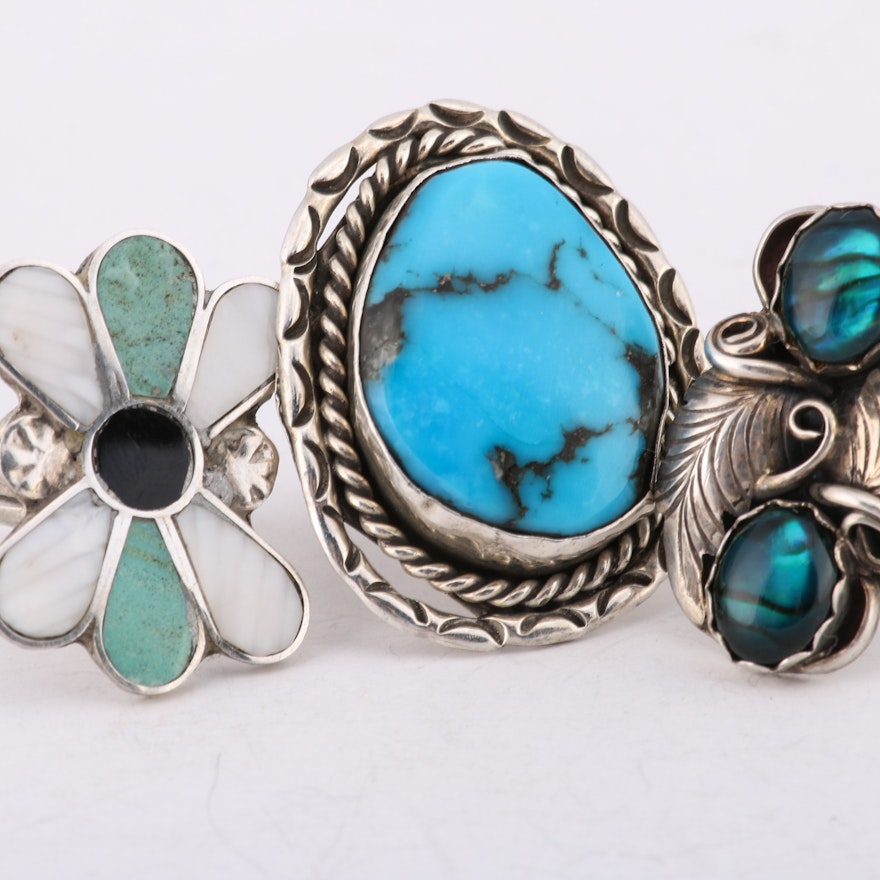 Grouping of Southwestern Style Rings