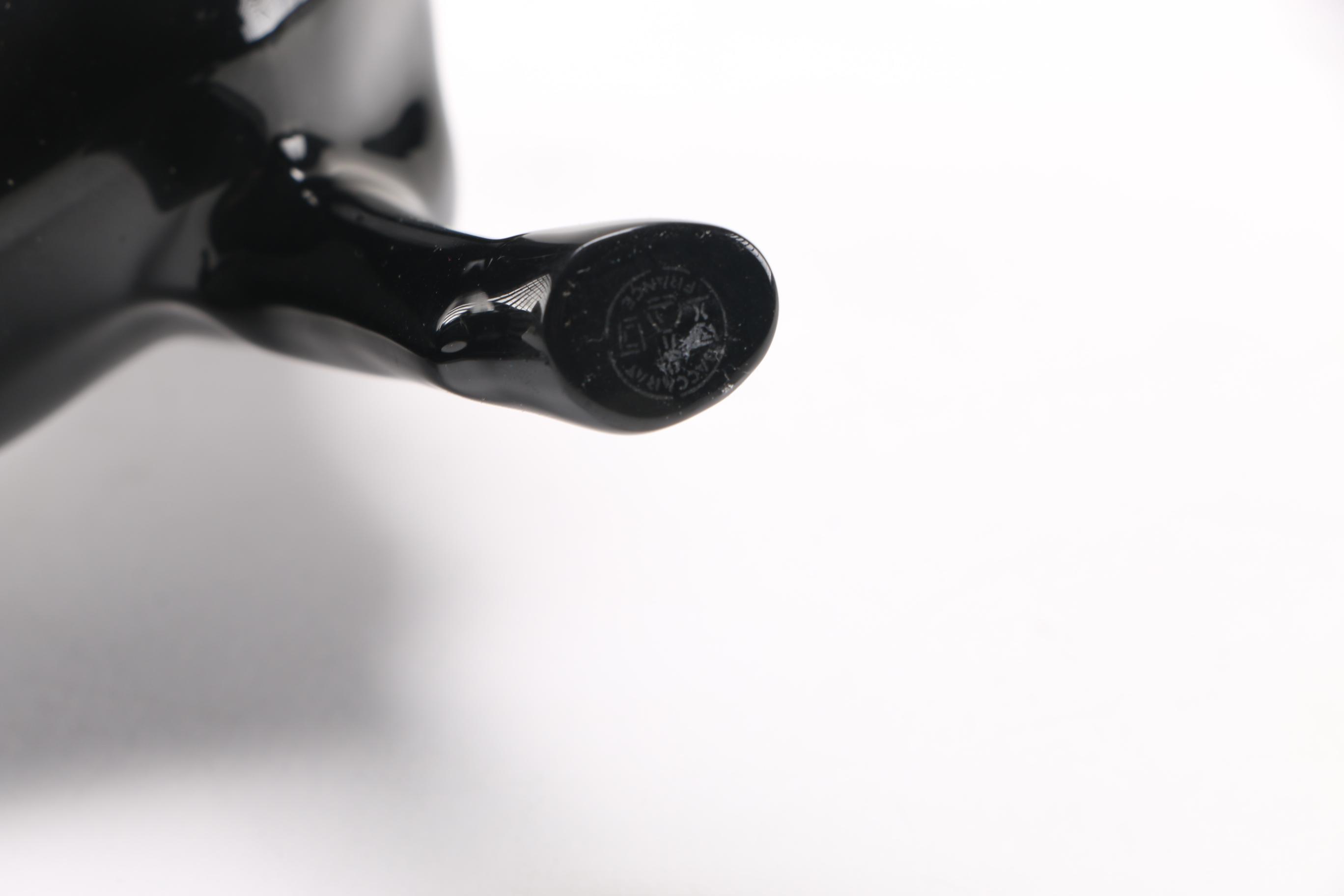 Baccarat Black Labrador Crystal Figurine