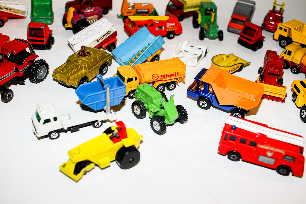 Collection of Miniature Die-Cast Cars