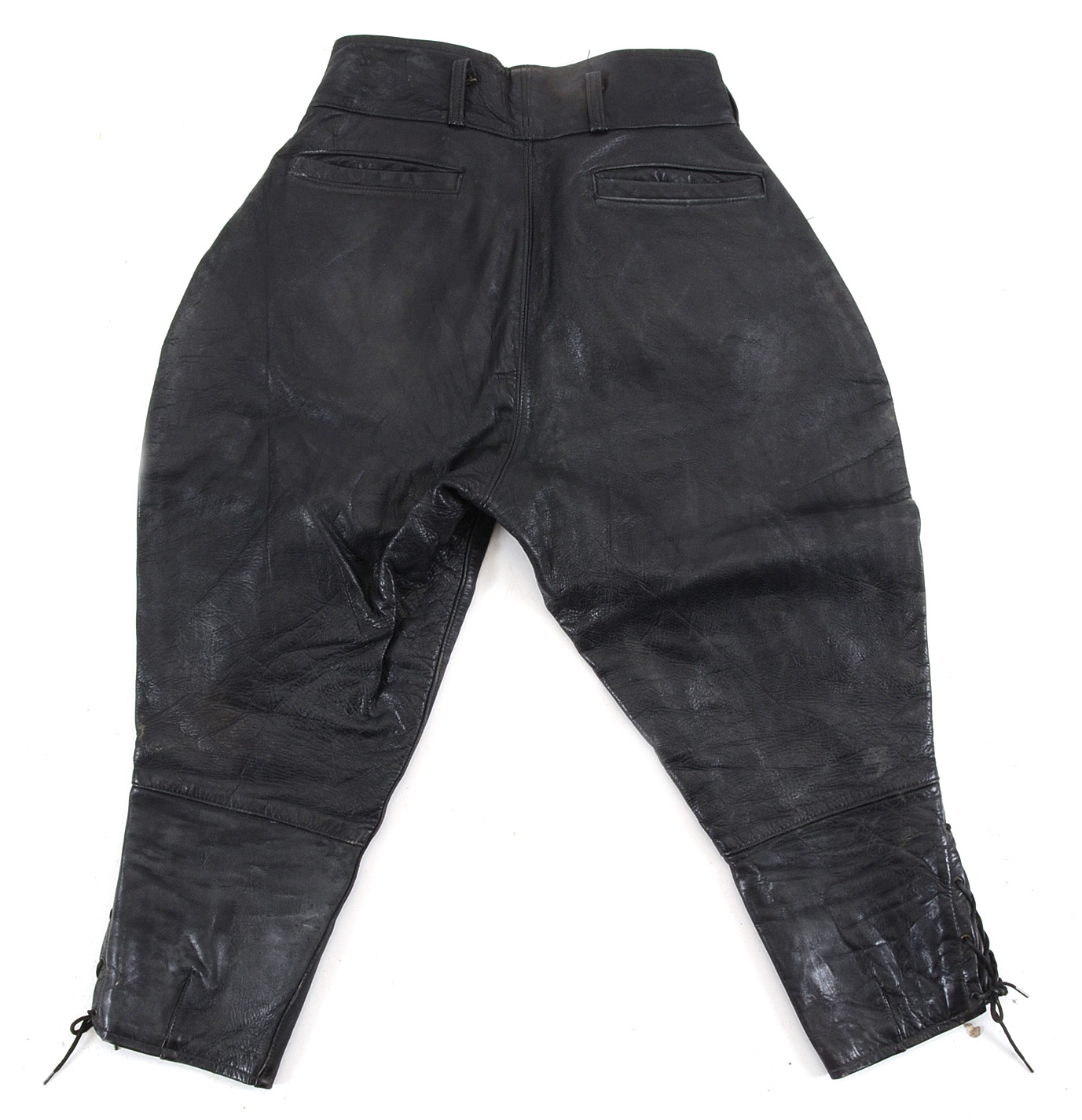 Vintage Leather Motorcycle Riding Pants