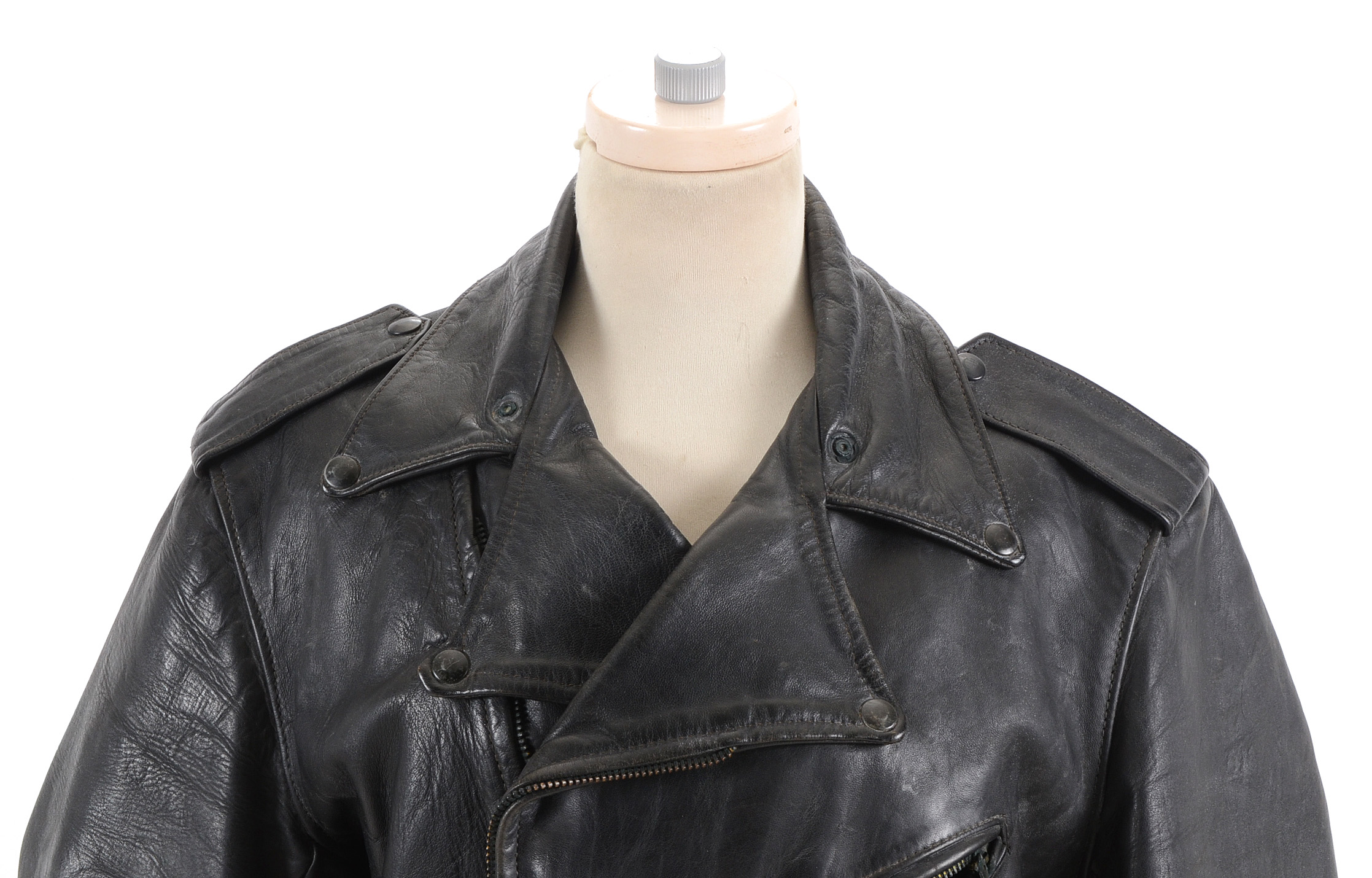 Circa 1950s Buco J-27 Style King Horsehide Leather Motorcycle Jacket