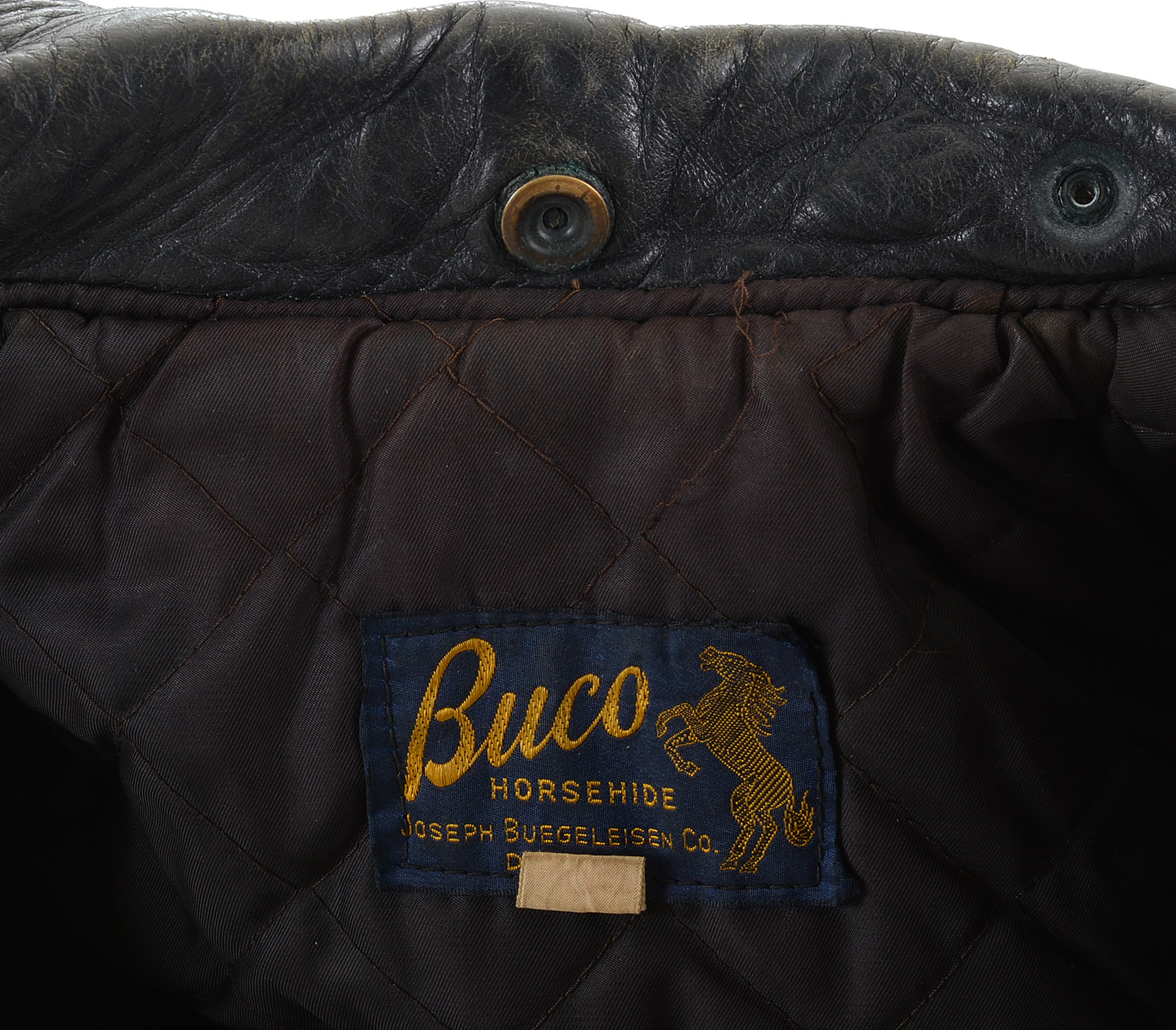 Circa 1950s Buco J-27 Style King Horsehide Leather Motorcycle Jacket