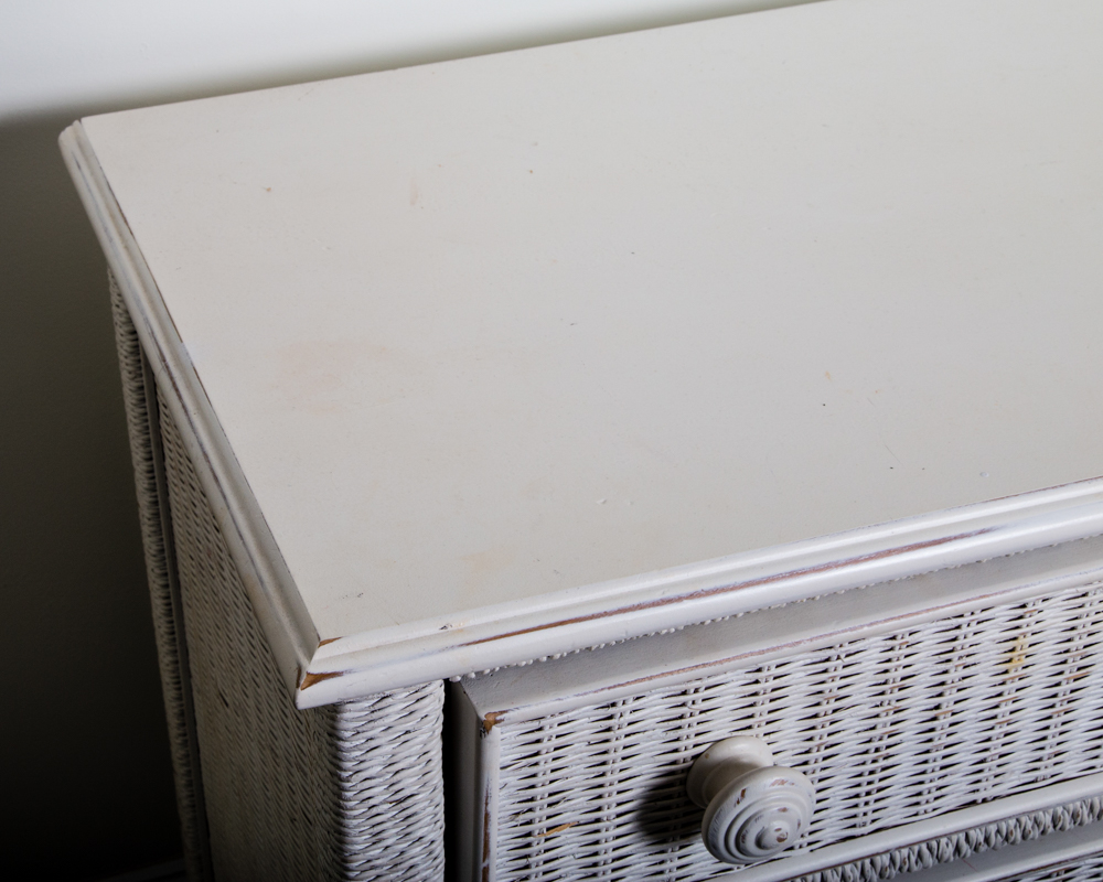 Low Wicker Dresser