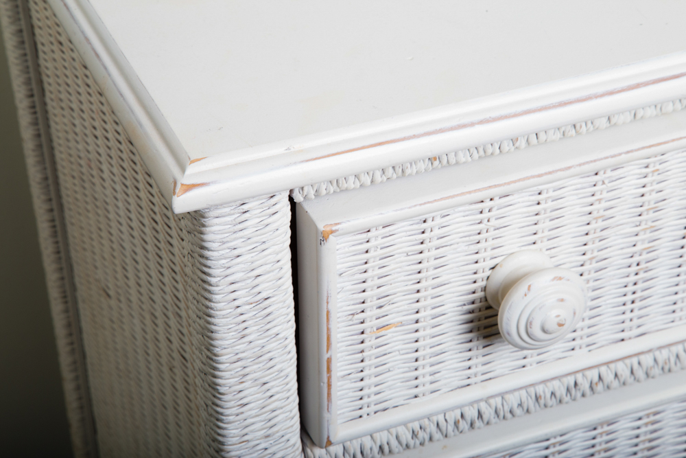 Low Wicker Dresser