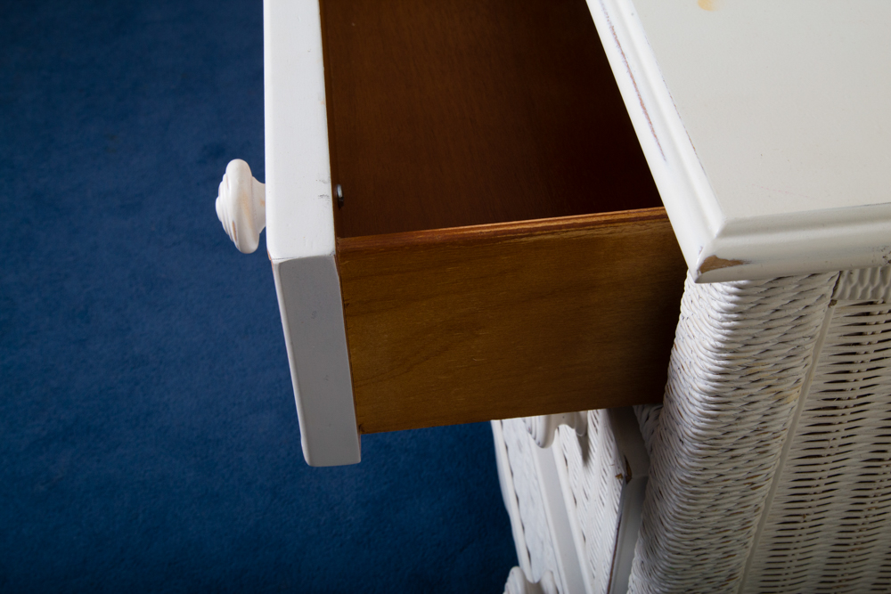 Low Wicker Dresser