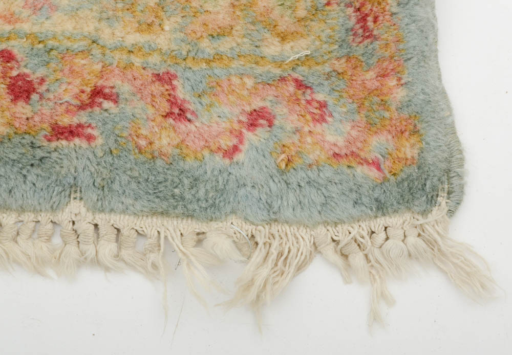 Persian Kerman Hand Woven Wool Area Rug