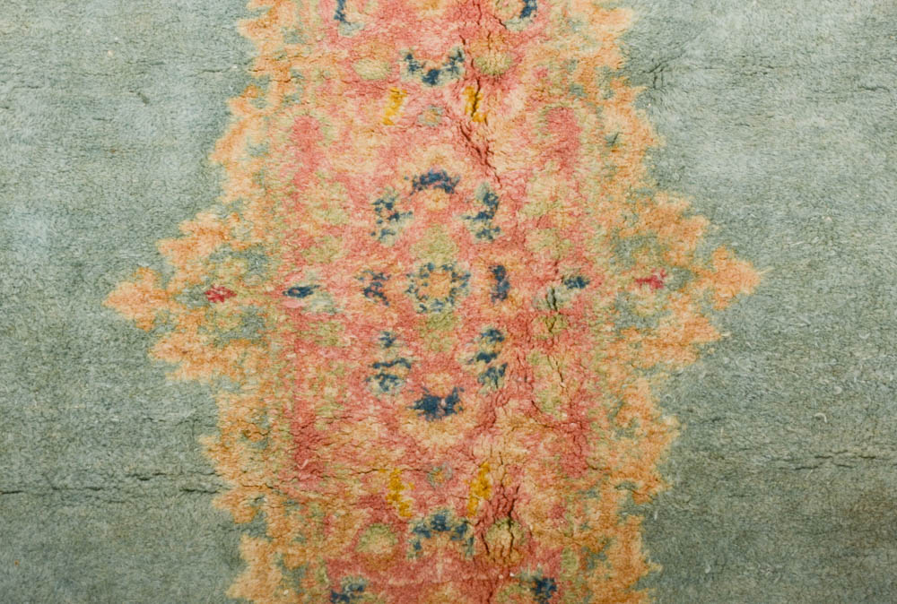 Persian Kerman Hand Woven Wool Area Rug