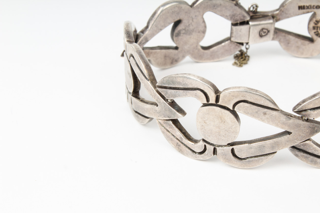 Vintage Sterling Silver Taxco Bracelet