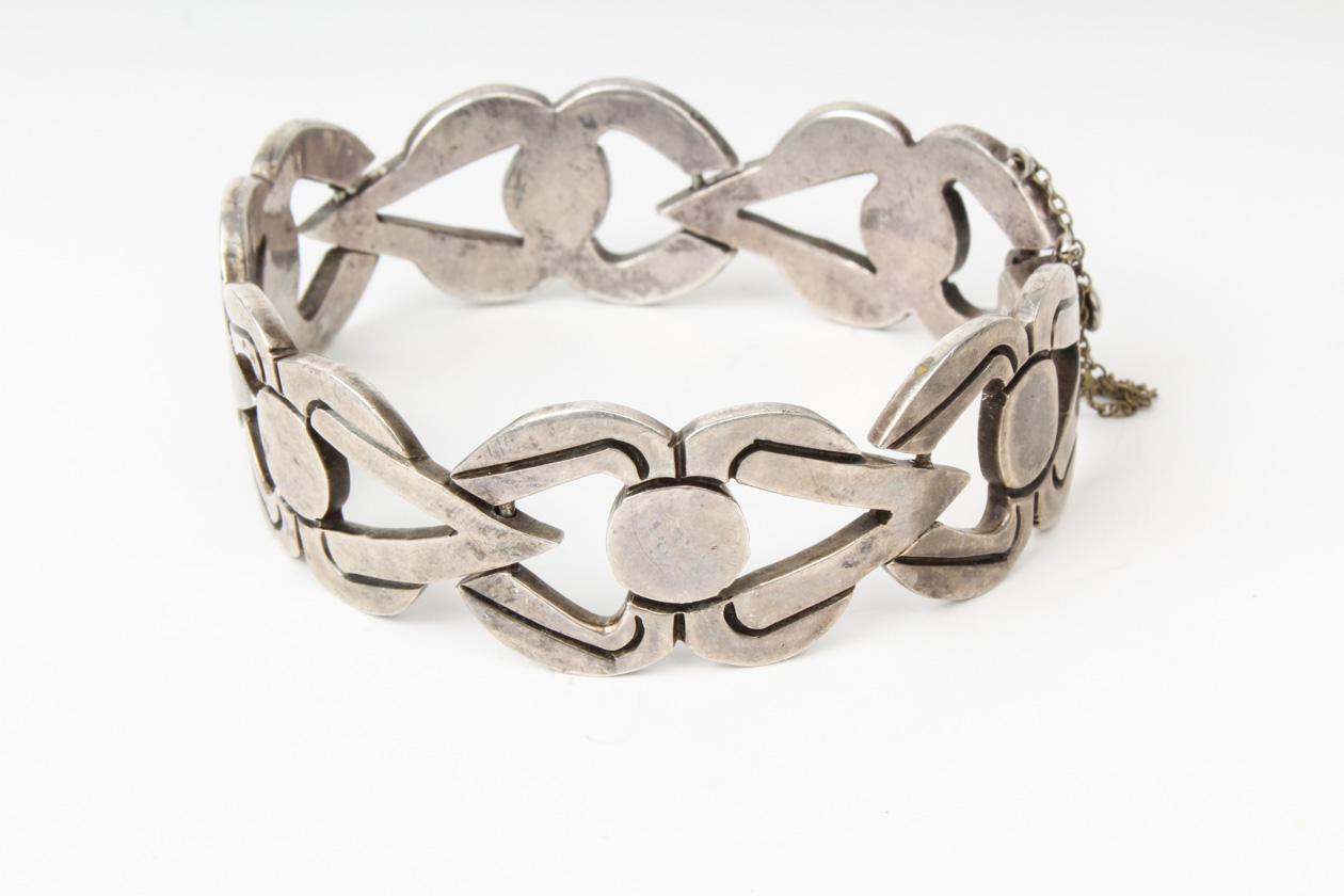 Vintage Sterling Silver Taxco Bracelet