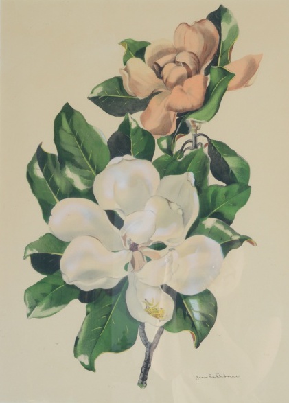 Original Mid Century Watercolor by Jean Rathborne