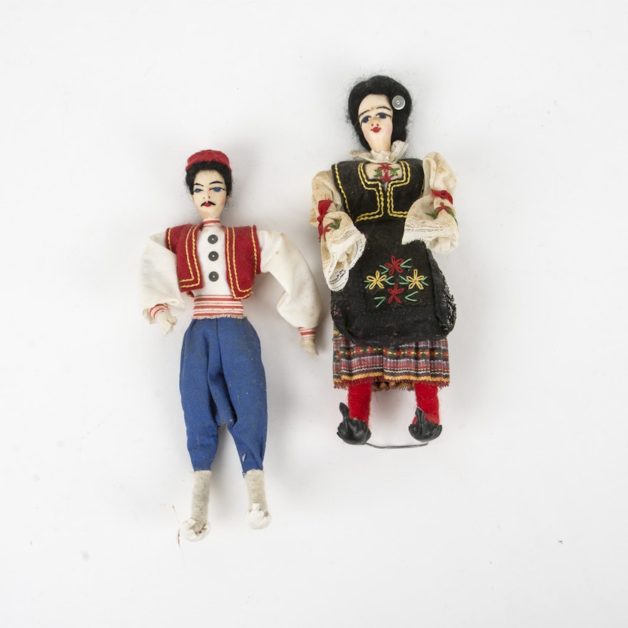 Cloth Folk Dolls