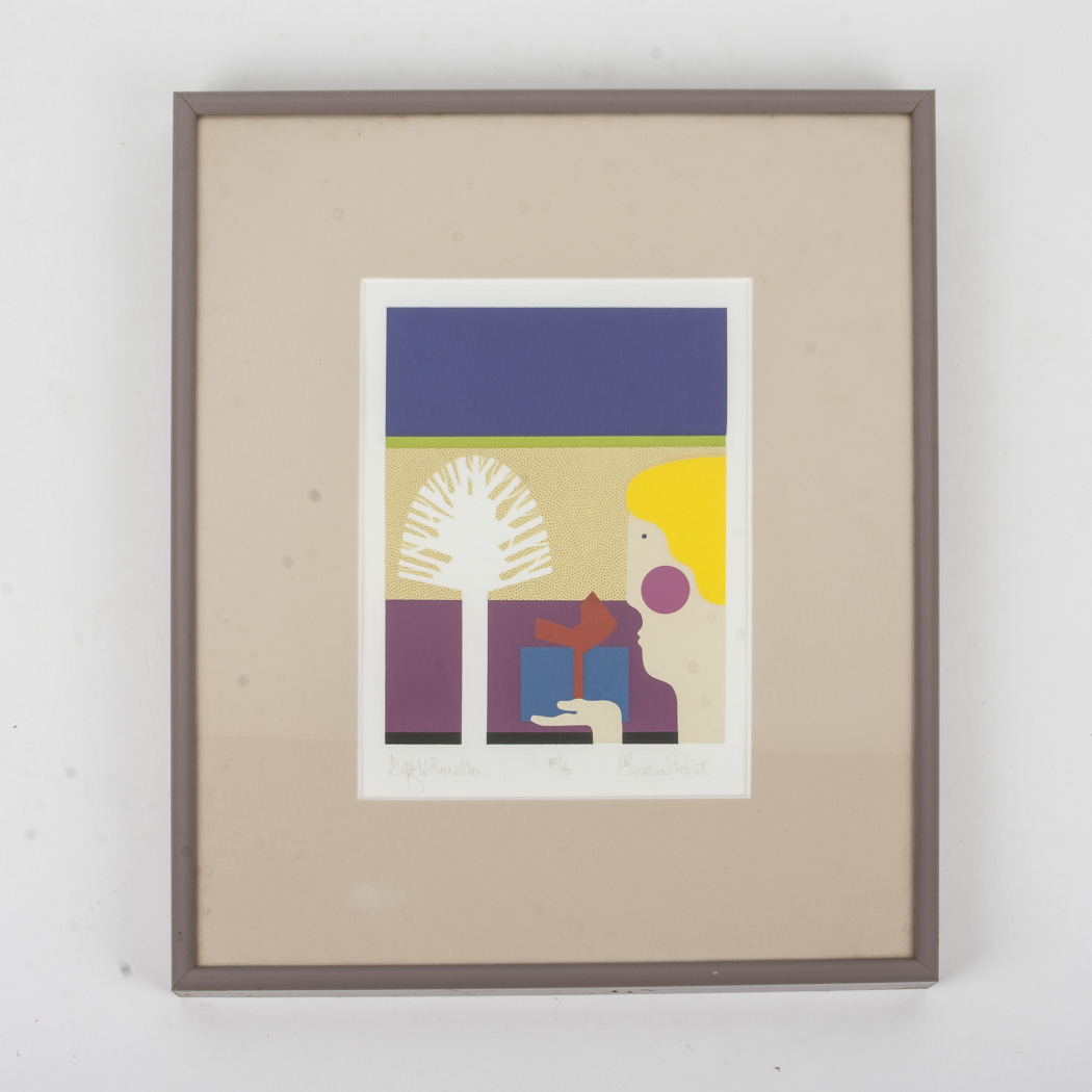 Christina Parrett Serigraph "Gift to Lucielle"