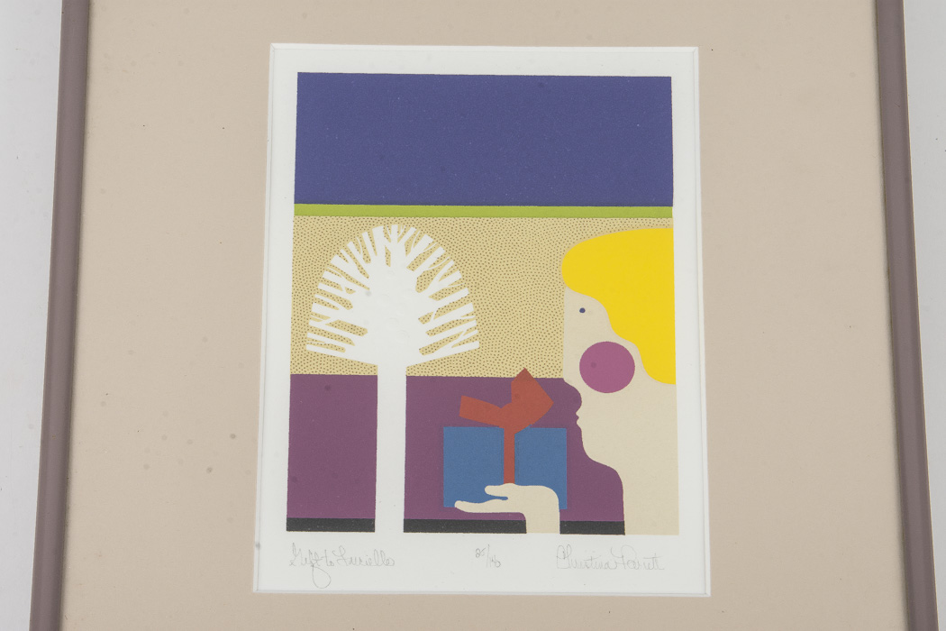 Christina Parrett Serigraph "Gift to Lucielle"