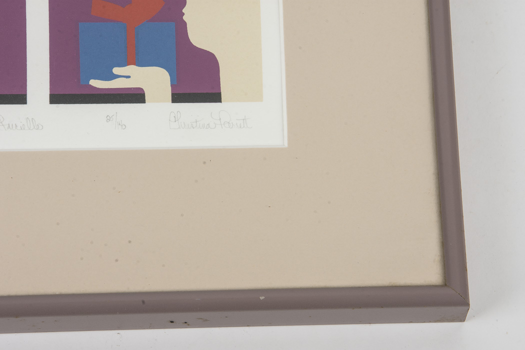 Christina Parrett Serigraph "Gift to Lucielle"