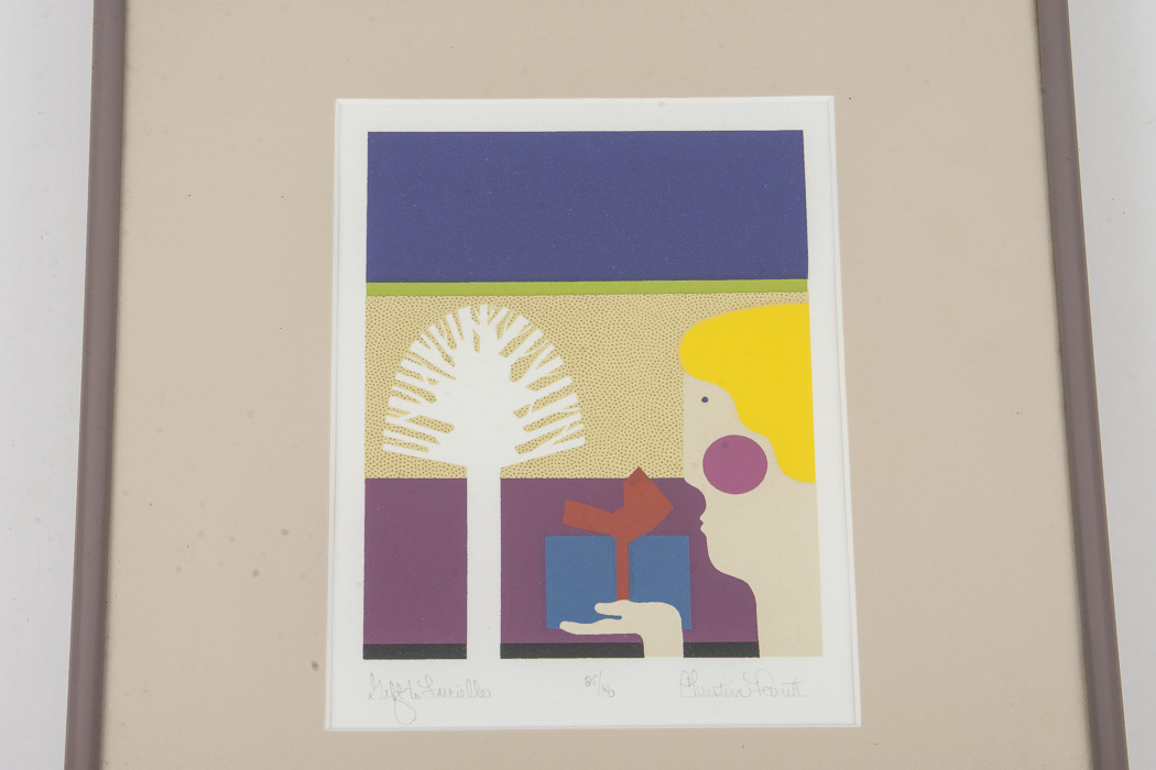 Christina Parrett Serigraph "Gift to Lucielle"