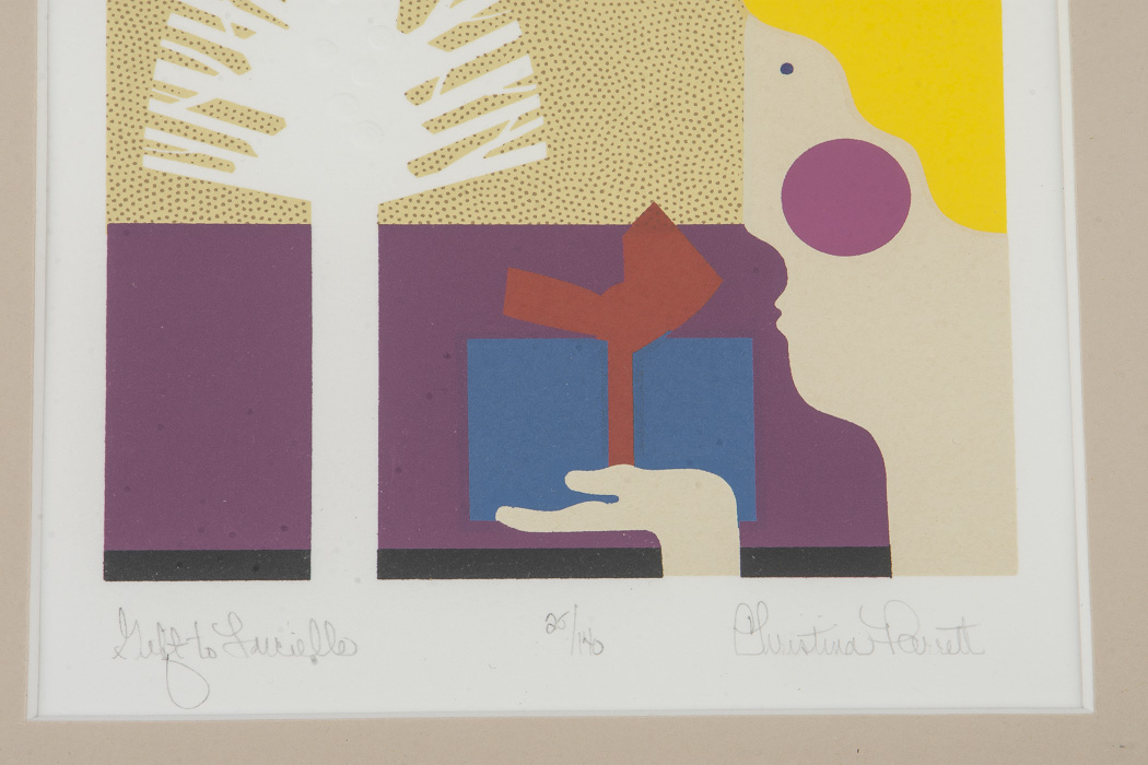 Christina Parrett Serigraph "Gift to Lucielle"