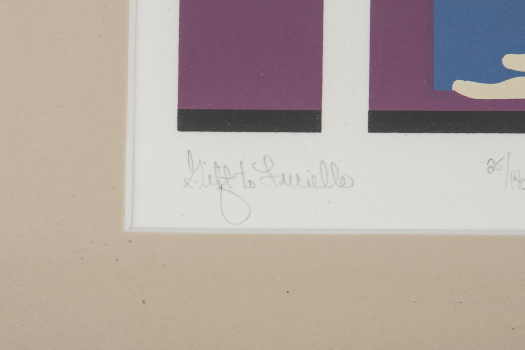 Christina Parrett Serigraph "Gift to Lucielle"