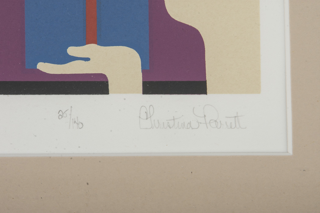Christina Parrett Serigraph "Gift to Lucielle"