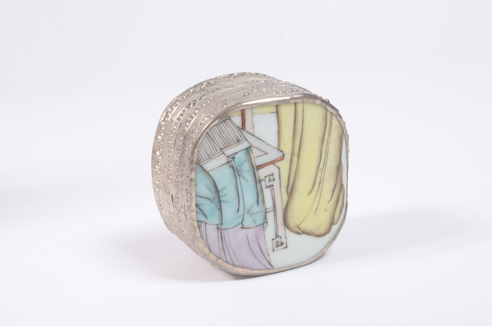 Chinese Porcelain Shard Pieces in Frames