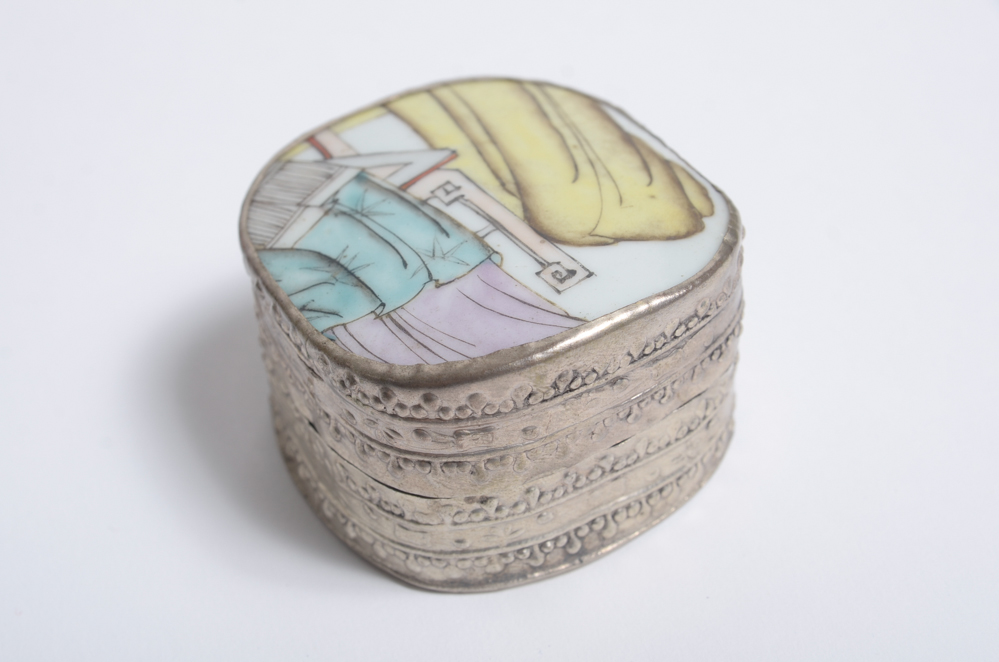 Chinese Porcelain Shard Pieces in Frames