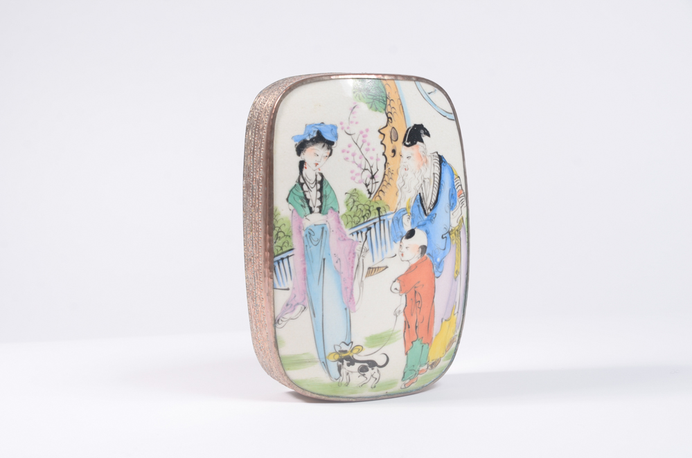 Chinese Porcelain Shard Pieces in Frames