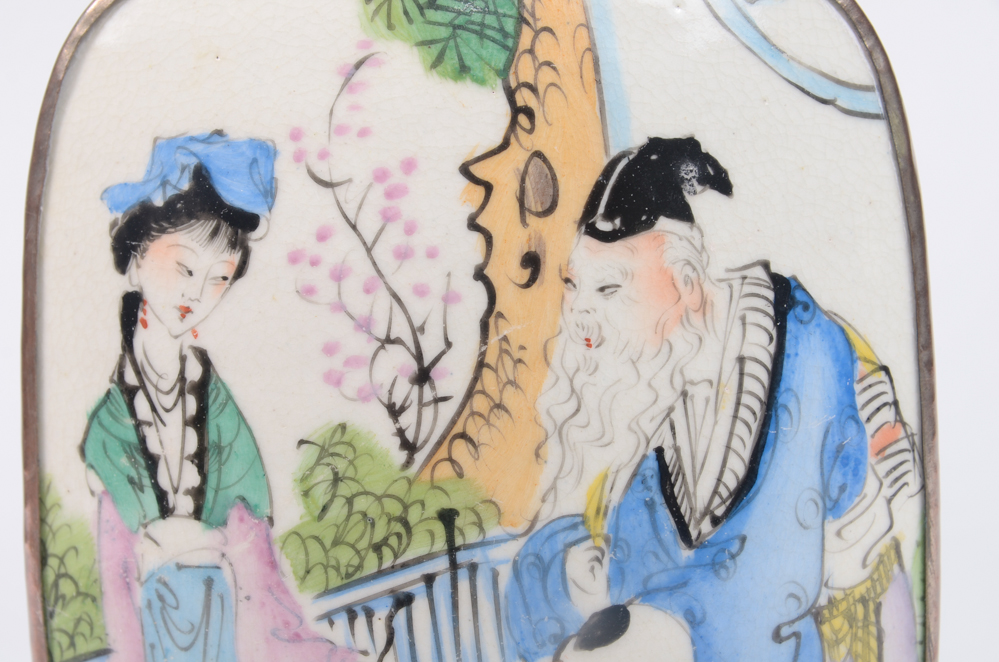 Chinese Porcelain Shard Pieces in Frames