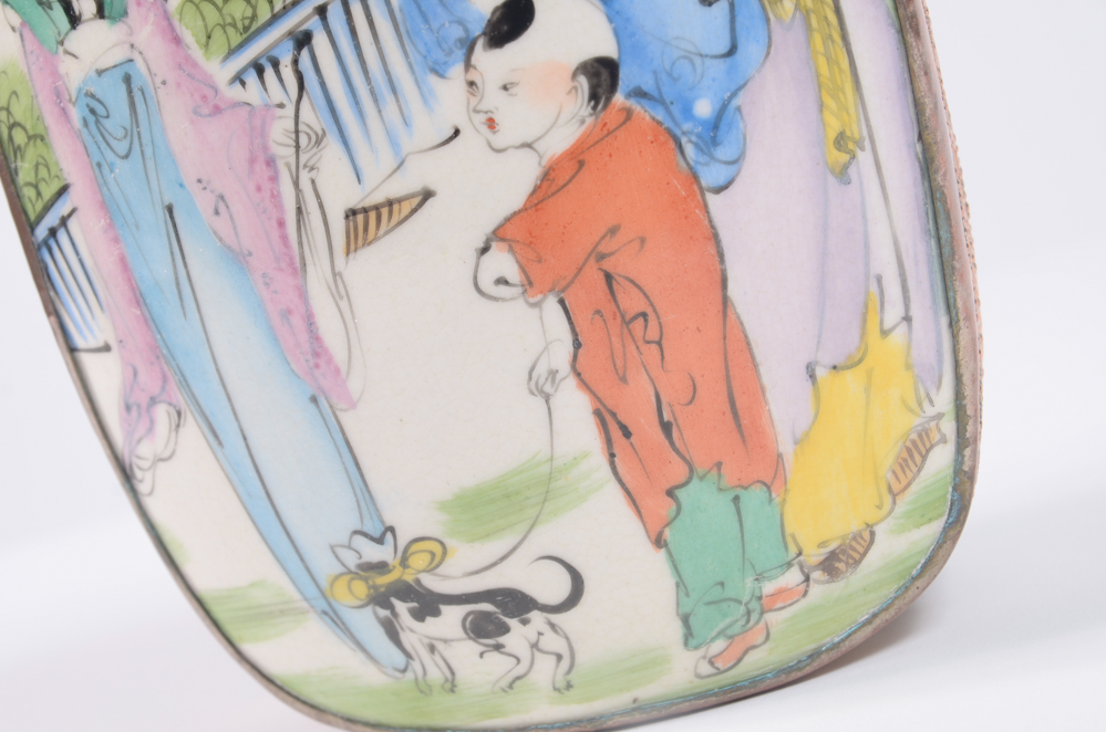 Chinese Porcelain Shard Pieces in Frames