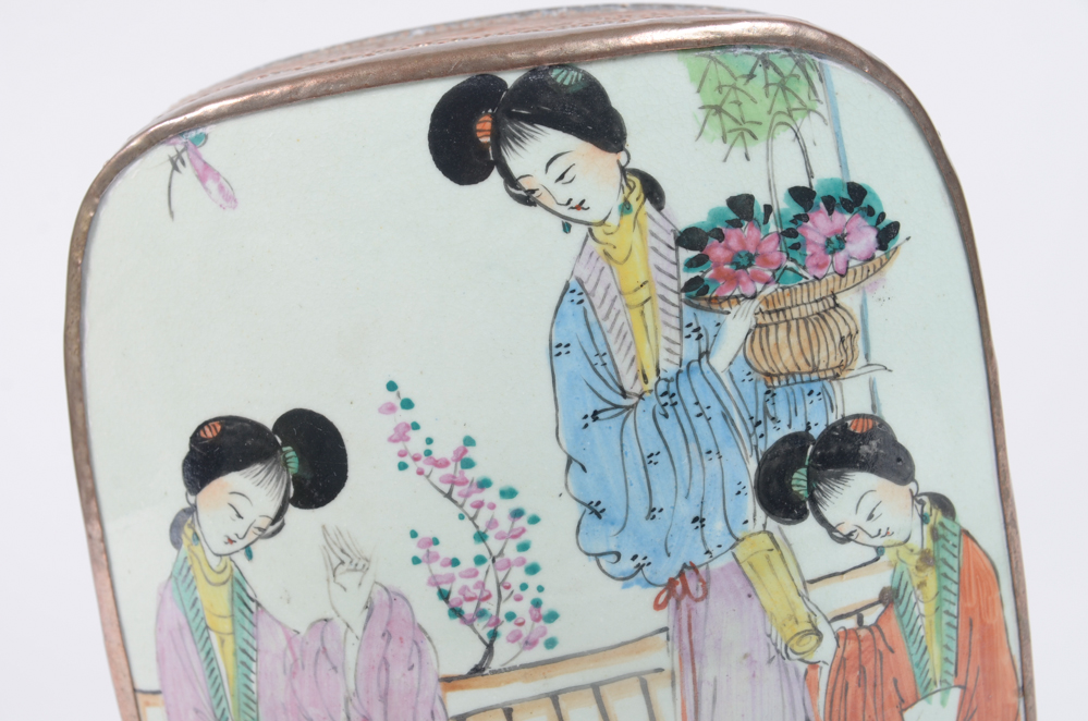 Chinese Porcelain Shard Pieces in Frames