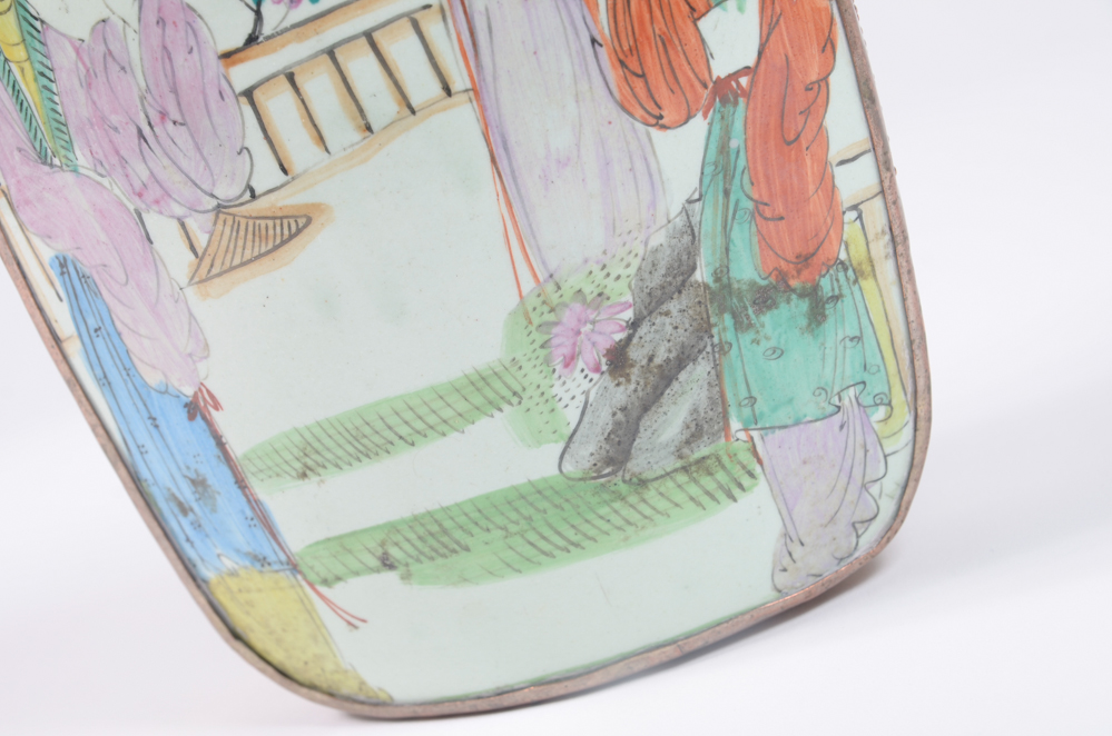 Chinese Porcelain Shard Pieces in Frames